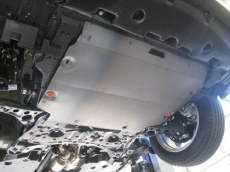 Защита алюминиевая Alfeco для картера и КПП Toyota C-HR 2018-2021